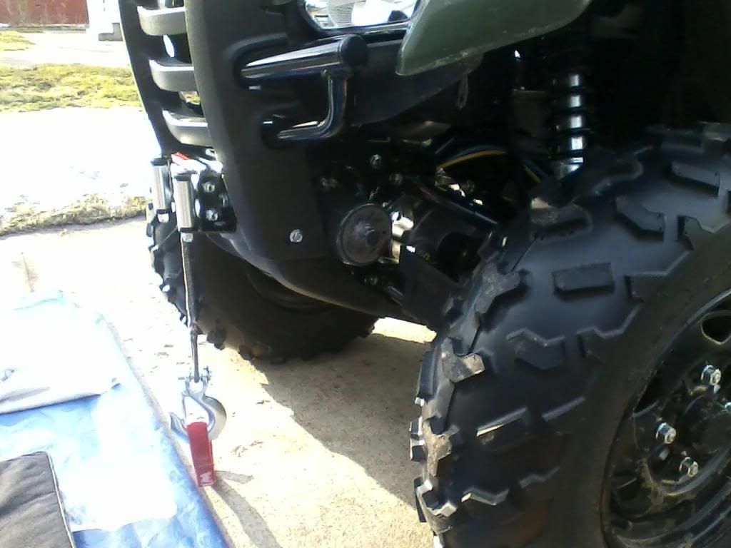 Warn XT25 Winch Install on Rancher Honda Foreman Forums Rubicon